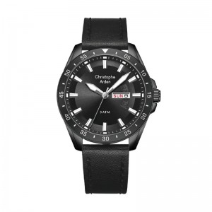 Christophe Arden CA 3009 Full Black Leather Man MELIPBA